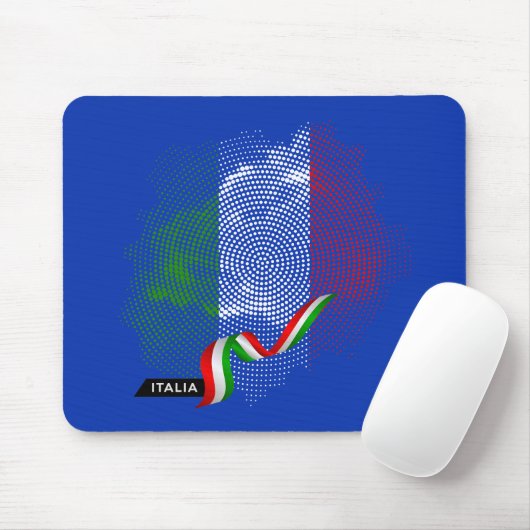 Italienische Flagge Mousepad (Mit Mouse)