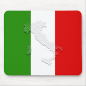 Italienische Flagge Mousepad (Vorne)