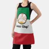 Italienische Flagge Nonna Custom Foto Sauce Day Sc Schürze (InSitu)