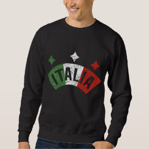Italienische Flagge Not leidende Italienische Fami Sweatshirt