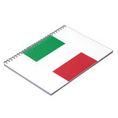 Italienische Flagge Notizblock (Linke Seite)