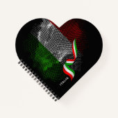 Italienische Flagge Notizblock (Vorderseite)