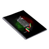 Italienische Flagge Notizblock (Rechte Seite)