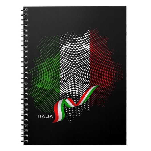Italienische Flagge Notizblock (Vorderseite)
