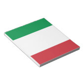 Italienische Flagge Notizblock (angewinkelt)