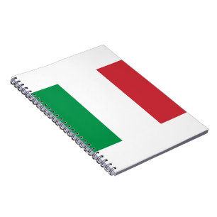 Italienische Flagge Notizblock