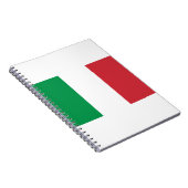 Italienische Flagge Notizblock (Rechte Seite)
