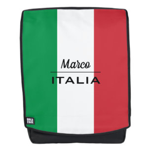 Italienische Flagge personalisierten Büros Rucksack