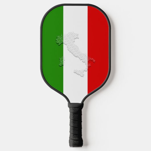 Italienische Flagge Pickleball Schläger (Vorderseite)