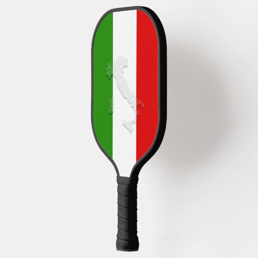 Italienische Flagge Pickleball Schläger (Links)