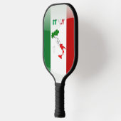 Italienische Flagge Pickleball Schläger (Links)