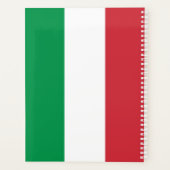 Italienische Flagge Planer (Rückseite)