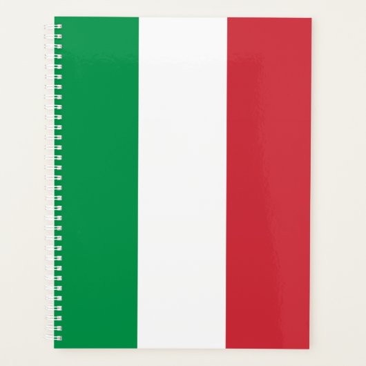 Italienische Flagge Planer (Vorderseite)