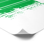 Italienische Flagge Poster (Ecke)