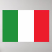 Italienische Flagge Poster (Vorne)