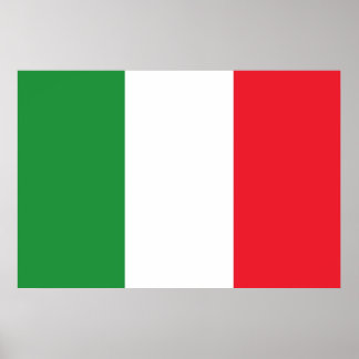 Italienische Flagge Poster