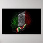 Italienische Flagge Poster (Vorne)
