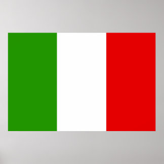 Italienische Flagge Poster