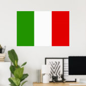 Italienische Flagge Poster (Heimbüro)