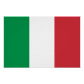 Italienische Flagge Poster (Vorderseite)