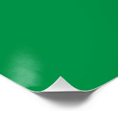 Italienische Flagge Poster (Ecke)