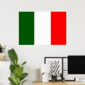 Italienische Flagge Poster (Heimbüro)