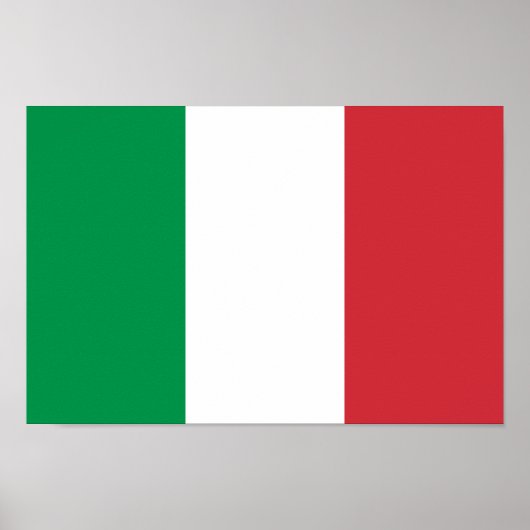 Italienische Flagge Poster (Vorne)
