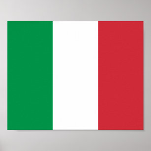 Italienische Flagge Poster