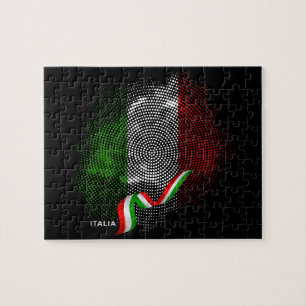 Italienische Flagge Puzzle