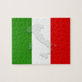 Italienische Flagge Puzzle (Horizontal)