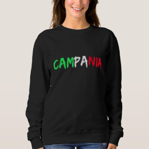 Italienische Flagge Region Kampanien Sweatshirt