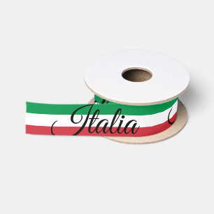 Italienische Flagge - Reisen, Urlaub/Sport Satinband