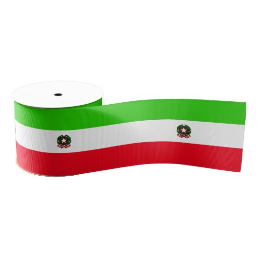 Italienische Flagge Ripsband (Spule)