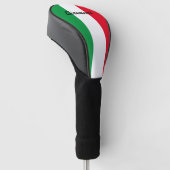 Italienische Flagge Rotes Weißes Grün Italien Golf Headcover (angewinkelt)