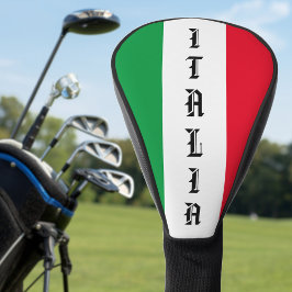 Italienische Flagge Rotes Weißes Grün Italien Golf Headcover