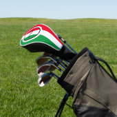 Italienische Flagge Rotes Weißes Grün Italien Golf Headcover (In SItu)