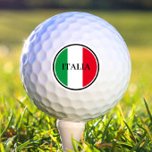 Italienische Flagge Rotes Weißes Grün Italien Golfball