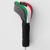 Italienische Flagge Rotes Weißes grünes Italien er Golf Headcover (angewinkelt)