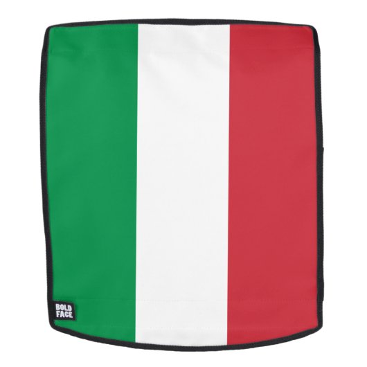 Italienische Flagge Rucksack (Abnehmbare Front)