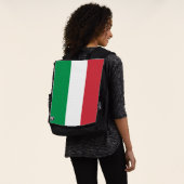 Italienische Flagge Rucksack (Ausgewaschen)