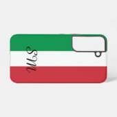 Italienische Flagge Samsung Galaxy Hülle (Rückseite (Horizontal))
