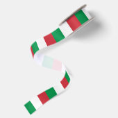Italienische Flagge Satinband (Rückseite)