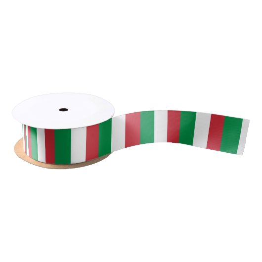 Italienische Flagge Satinband (Spule)