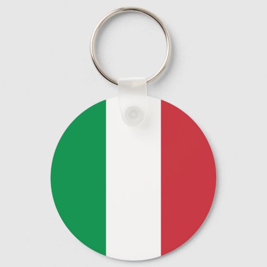 Italienische Flagge Schlüsselanhänger (Vorderseite)