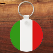 Italienische Flagge Schlüsselanhänger (Vorderseite)