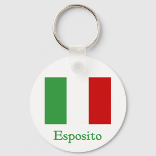 Italienische Flagge Schlüsselanhänger