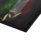 Italienische Flagge Schneidebrett (Ecke)