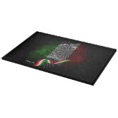 Italienische Flagge Schneidebrett (Ecke)