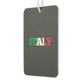 Italienische Flagge Schriftart Autolufterfrischer (Links)