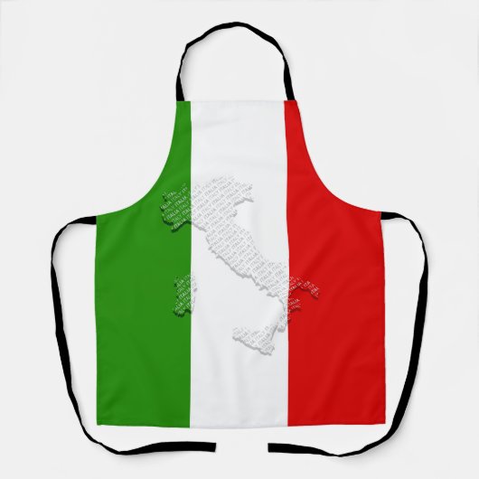 Italienische Flagge Schürze (Vorderseite)